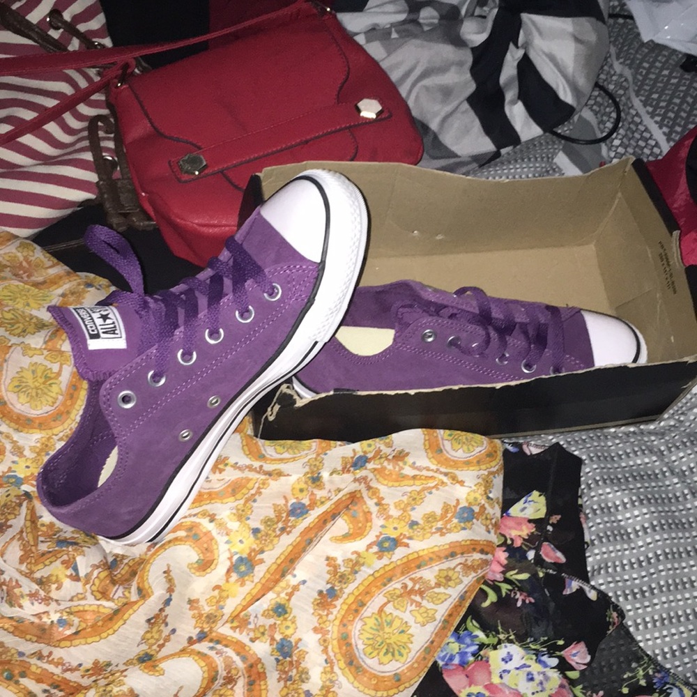 Soft Purple Converses